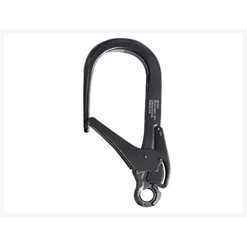 SINGING ROCK Giga Dbl Locking Snap Hook Black – Reliable Carabiner for Climbing and Safety Gear