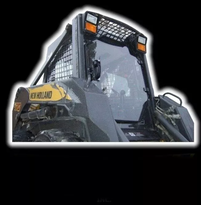 Skid Steer Doors Cab Enclosure Door | BSD‑M (Universal Fit) | ½” Lexan Polycarbonate | 15–25 GPM | For Skid Steer Loaders