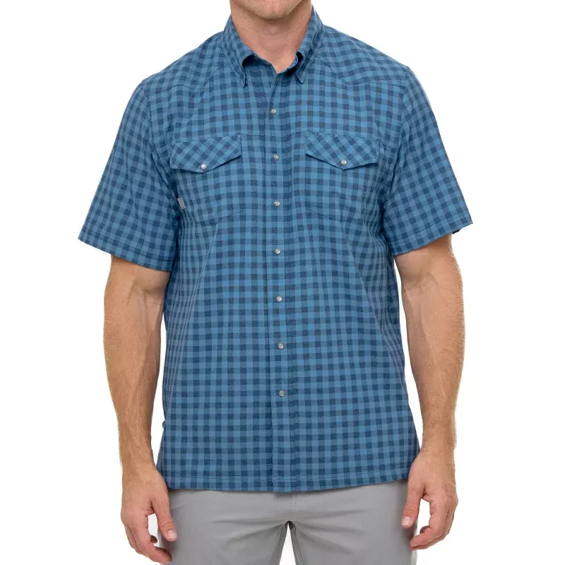 Slate Pearl Snap Shirt|Small&Medium&Large&X-Large&2X-Large&3X-Large