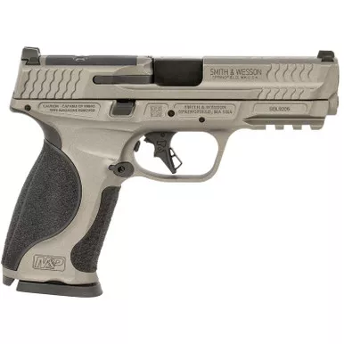 Smith & Wesson 14161 M&P M2.0 Full Size Frame 9mm Luger 10+1 4.63" Black Steel Barrel, Gray Optic Cut/Serrated Steel Slide, Gray Aluminum Frame w/Picatinny Rail, Black Polymer Grip