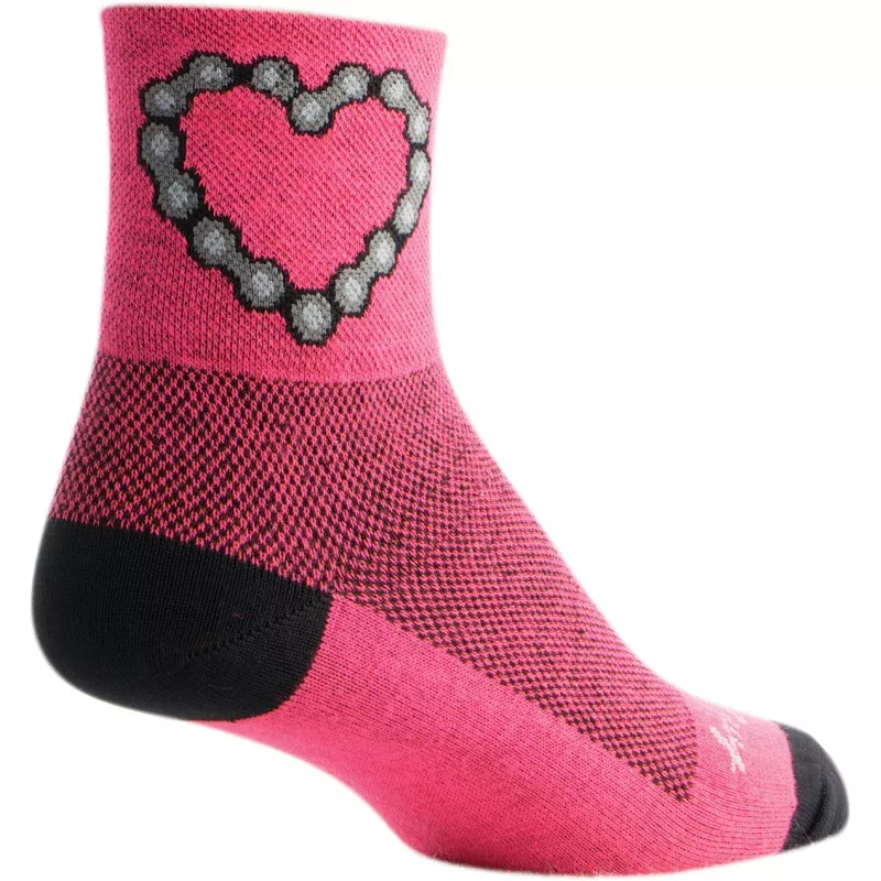 SOCKGUY Chain Luv Classic Large/X-Large Socks – Comfortable and Durable Men’s Socks