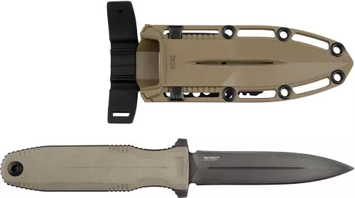 Sog Knife Pentagon Fx Fde – 4.77″ Dbl Edge Blade Fde