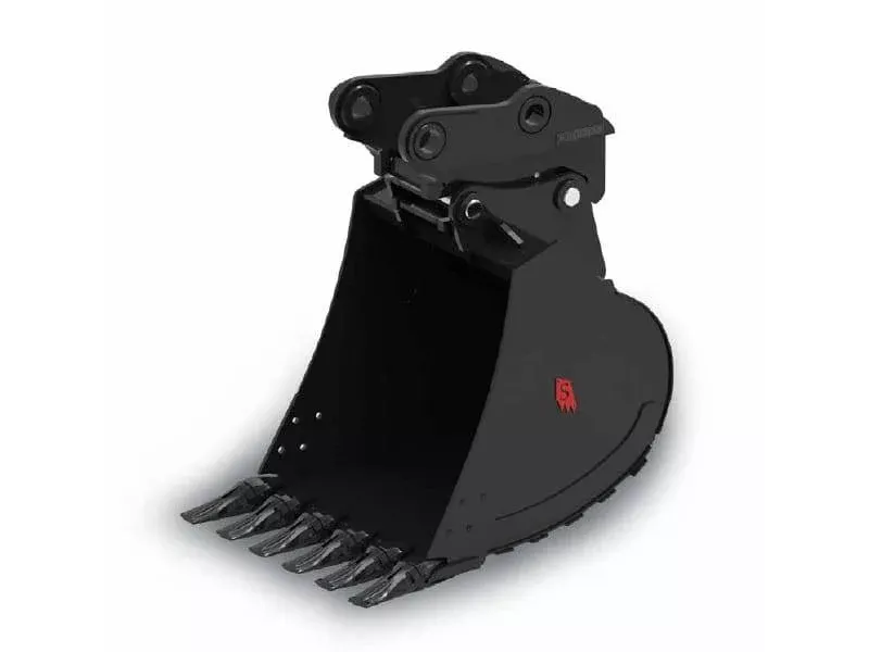 Solesbees Quick Coupler T-Pin Buckets | Model QB26 | Widths 10″–36″ | 1–2 Tons | For Excavators