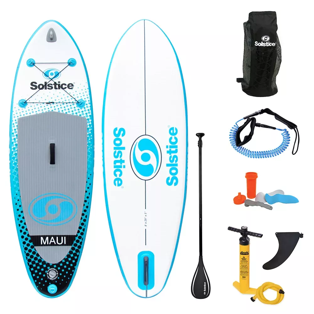 Solstice Watersports 8′ Maui Youth Inflatable Stand-Up Paddleboard