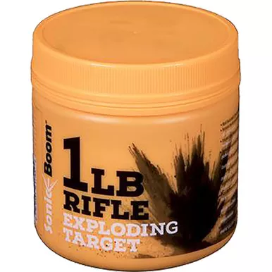 Sonic Boom SBT01 Exploding Rifle Targets, 1 lbs, Orange, 1 Pack