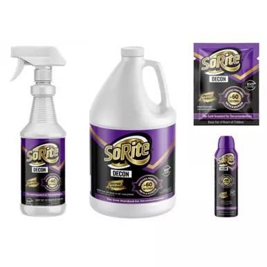 SoRite Decon (Non-Toxic, Fragrance-Free) Degradation of Narcotics