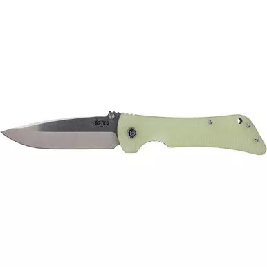 Southern Grind SG03030004 Bad Monkey Folding Knife, 4 Inches, Drop Point Satin with Jade Ghost Green Handle, Green