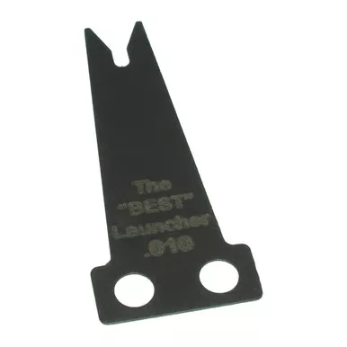 Specialty Archery CBB-010 Best Blades, .010, 2 Hole Standard V, Black