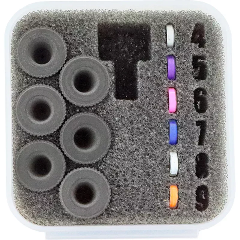Specialty Iron I Rifle Peep Kit Contains 6 Apertures and 6 Verifiers with Case