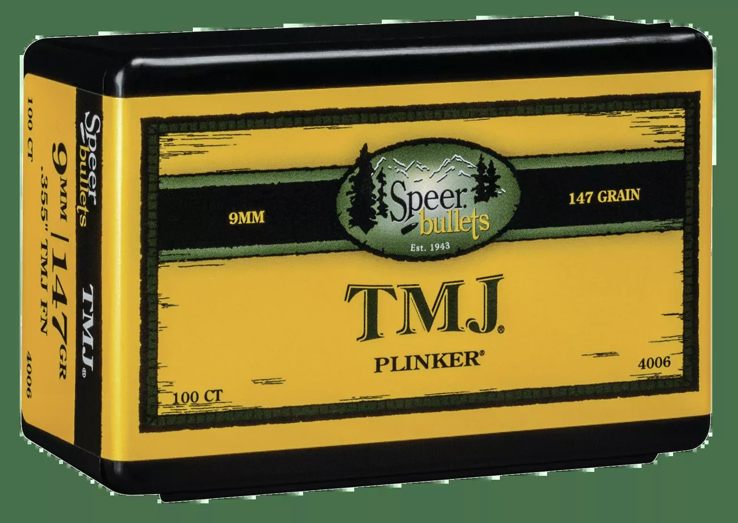 Speer Ammo Tmj, Speer 4006Bull .355 147 Tmj100