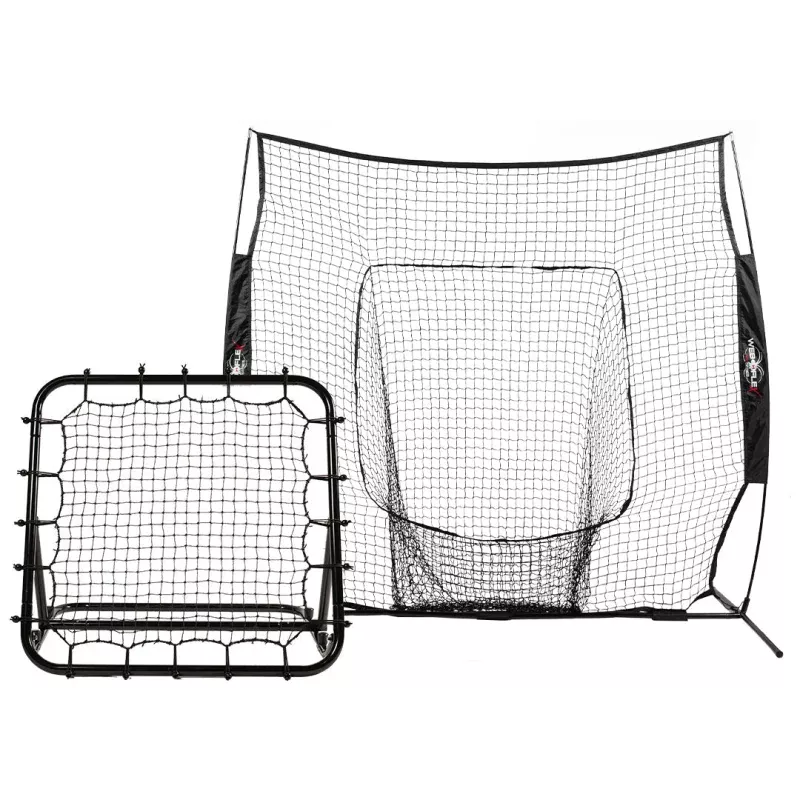 Spider Series 7×7 Sock Net & 3×3 Defensive Rebounder Package