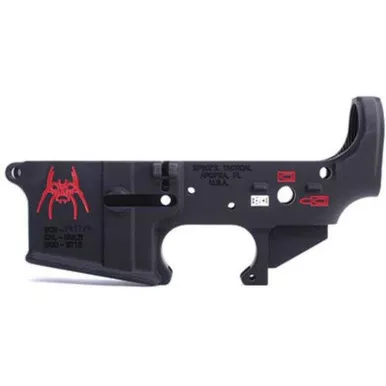 Spike's Spider AR-15 Stripped Lower Black Color Filled