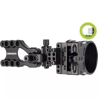 Spot Hogg GR5RH10MRT Grinder MRT Sight, 5 Pin, .010, Black, Right Hand