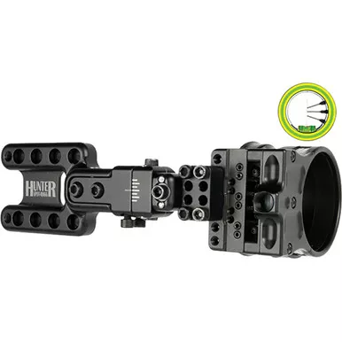 Spot Hogg HH3LH19MRT Hunter MRT Sight, 3 Pin, .019 Wrapped, Black, Left Hand