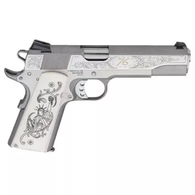 Springfield Armory 1911 Garrison Patriot Engraved .45ACP 5in 7+1 - Stainless