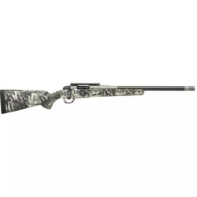 Springfield Armory BAB92465PRCCFY 2020 Boundary 6.5 PRC 3rd 24" Tactical Gray Cerakote Model 2020 Stainless Steel Receiver Rogue Camo Carbon Fiber Stock