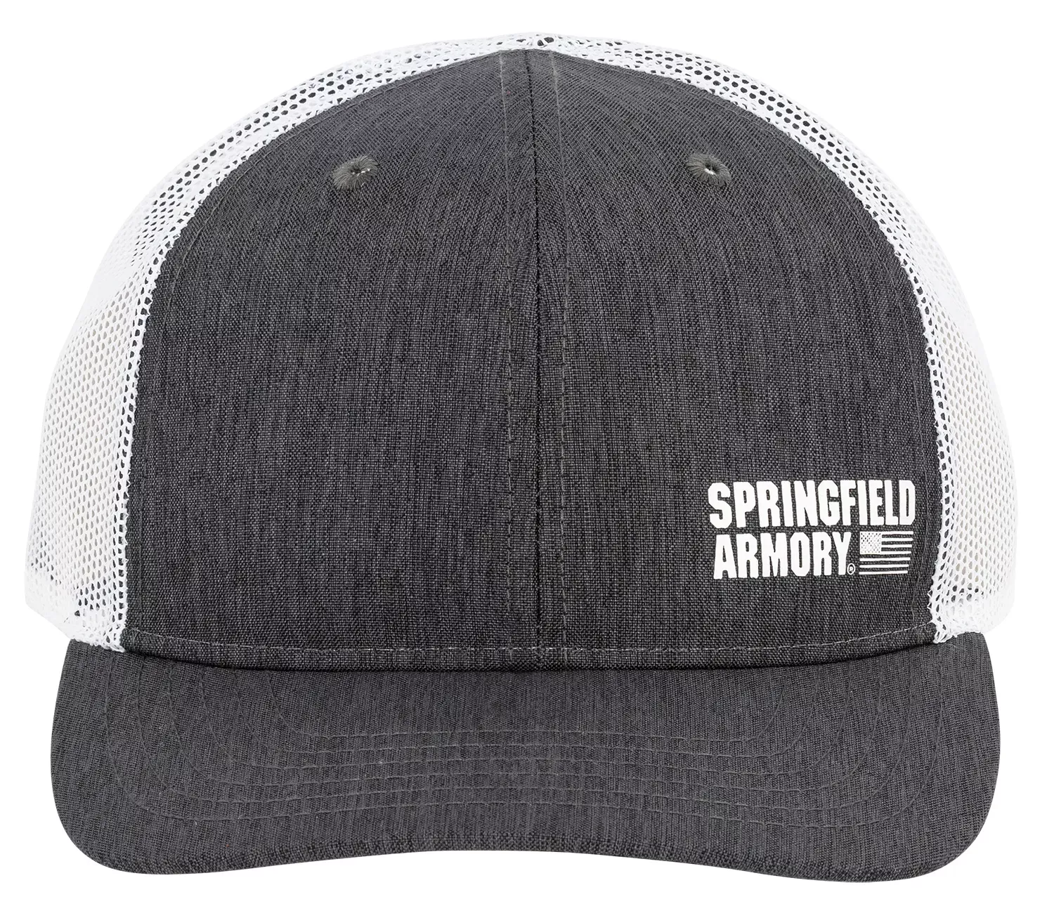 Springfield Armory Flag Trucker Hat Black/Gray Adjustable Snapback OSFA Structured