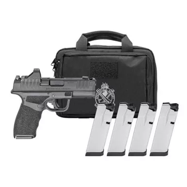 Springfield Armory Hellcat Pro Comp OSP Gear Pac 9mm 3.8" Barrel 17 Rounds Viridian RFX11 4 Mags
