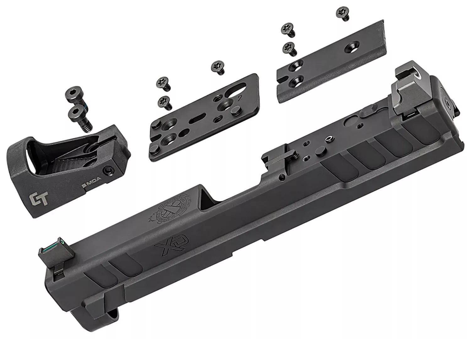 Springfield Armory XD OSP9mm Black Steel for Springfield XDwith Optics Cut, Suppressor Height Night Sights, Includes Red Dot & Cover Plates