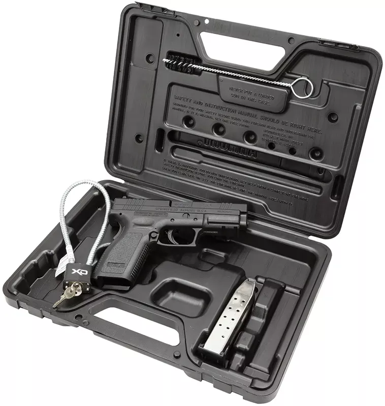 Springfield Armory XD Service 40 S&W Pistol 4" Black XD9102HC