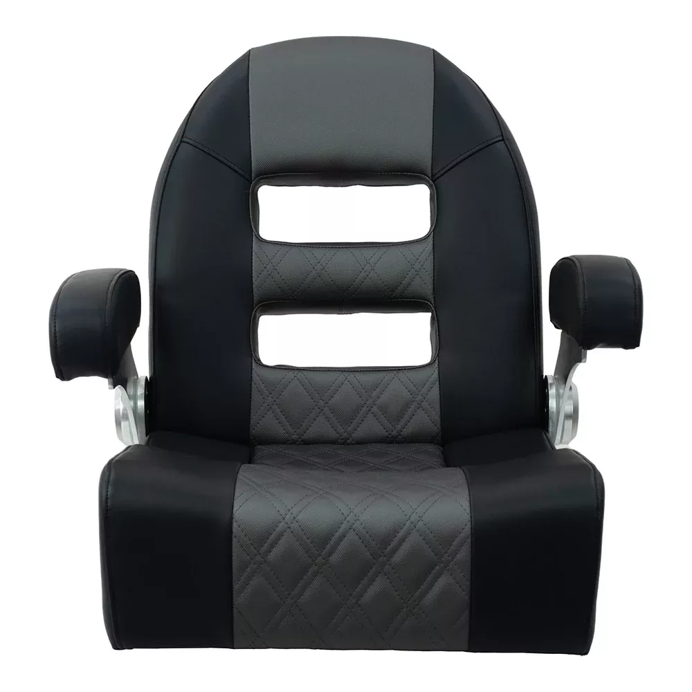 Springfield Console Helm Flip-Up - Black-Grey - 1042035-BLK