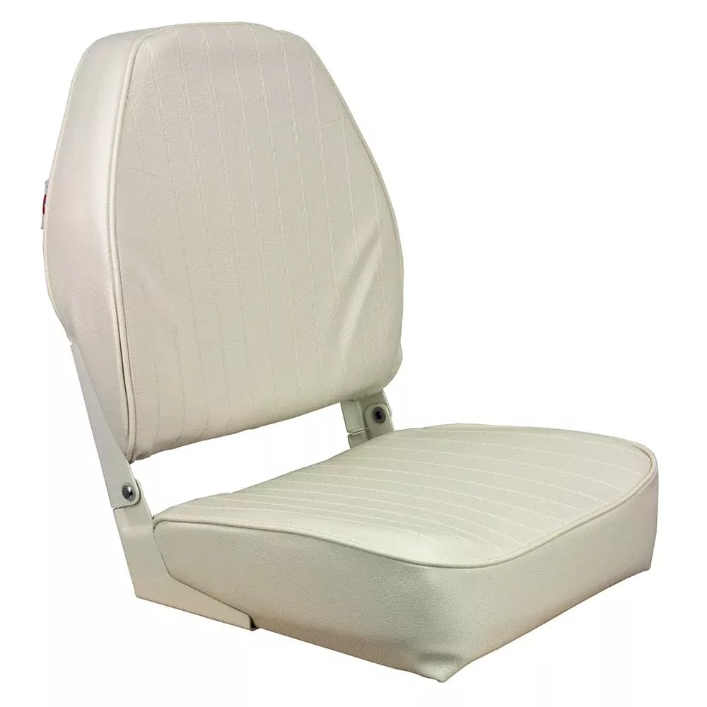 Springfield High Back Folding Seat – White