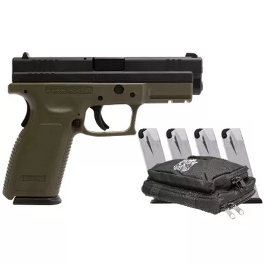 Springfield XD-9 Gear Up Package 9mm 4" OD Green