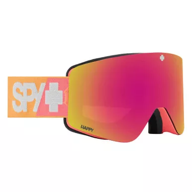SPY Marauder SE Creamsicle Frame Happy Bronze with Pink Mirror and Happy LL Persimmon with Silver Mirror Lens Goggles (3100000000316)