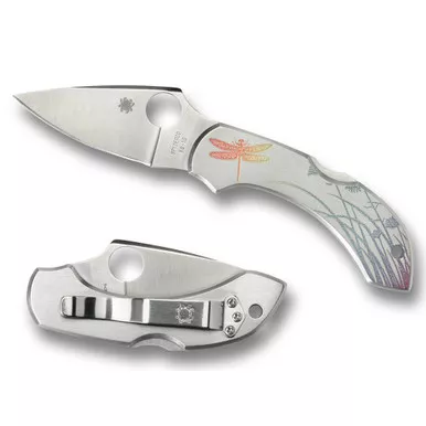 SPYDERCO 2.313in Dragonfly Folding Knife (C28PT)