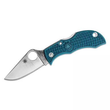 SPYDERCO Manbug Lightweight Blue Folding Knife (MFPK390)