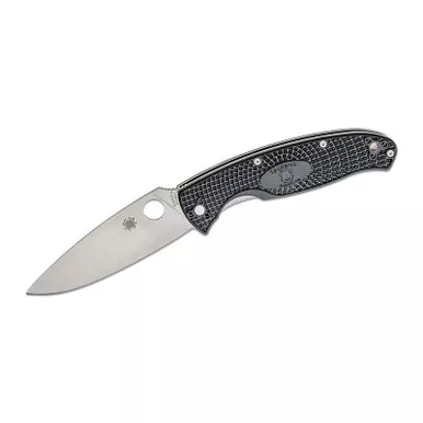 Spyderco Resilience Lightweight Folding 4.2" Plain Blade Black