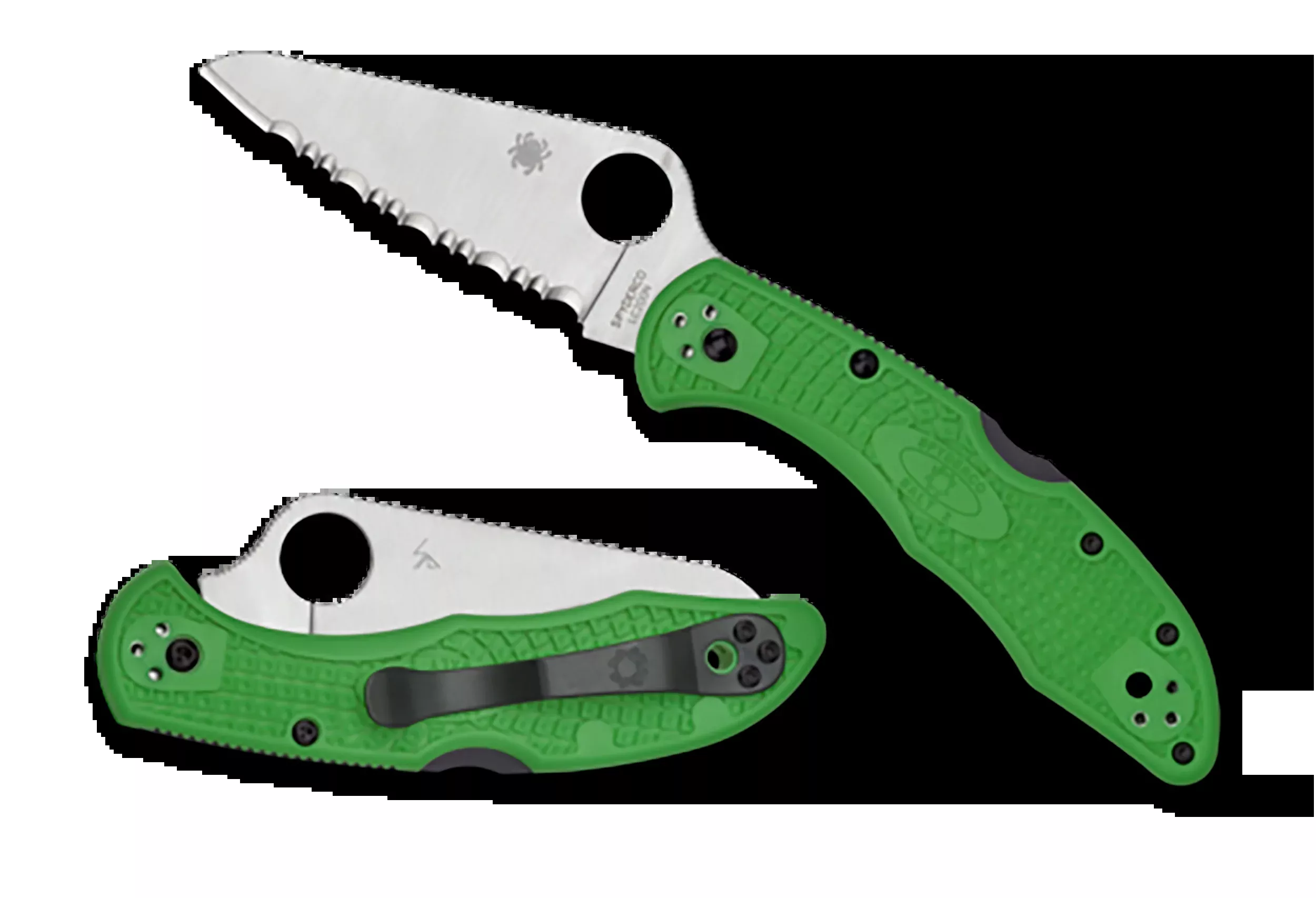 Spyderco Salt 2, Spy C88fsgr2Salt 2 Green Lc200n