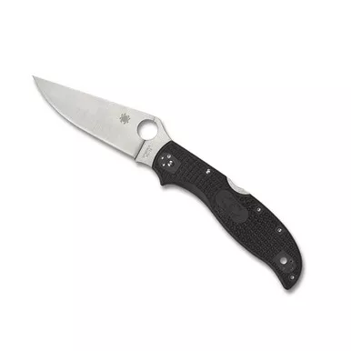 SPYDERCO Strech 2 XL Black FRN Folding Knife (C258PBK)