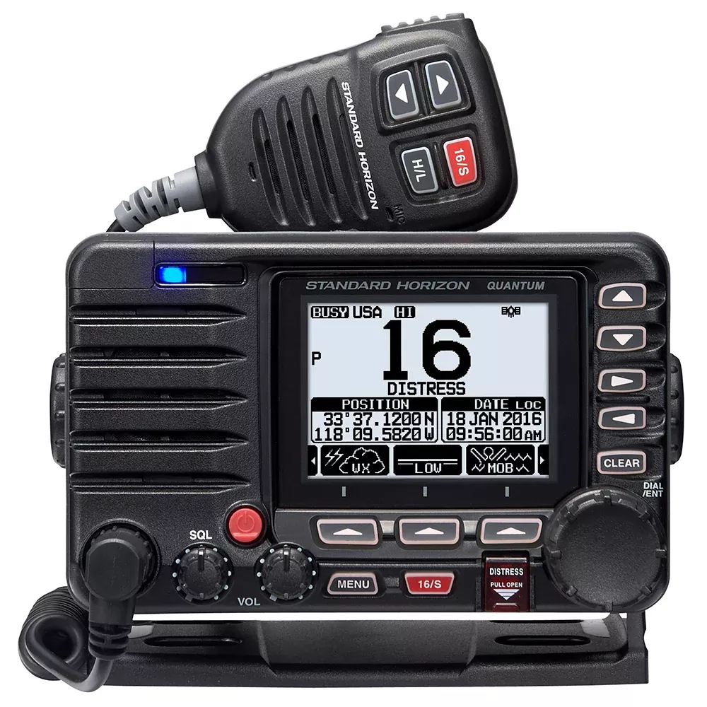 Standard Horizon Quantum GX6000 25W Commercial Grade Fixed Mount VHF w/NMEA 2000, Integrated AIS receiver,Speaker Mic [GX6000]