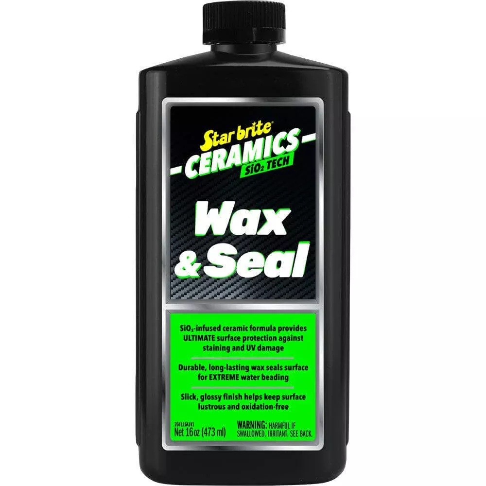 Star brite Ceramics Wax & Seal - Green Apple Scent - 16 oz - 204116