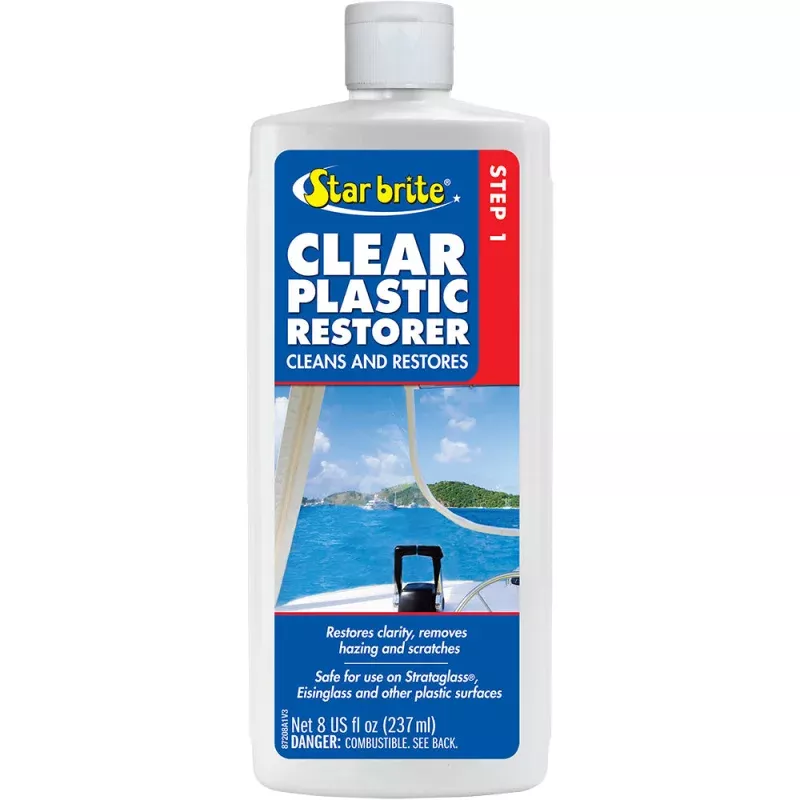 Star brite Clear Plastic Restorer – Step 1 – 8 oz