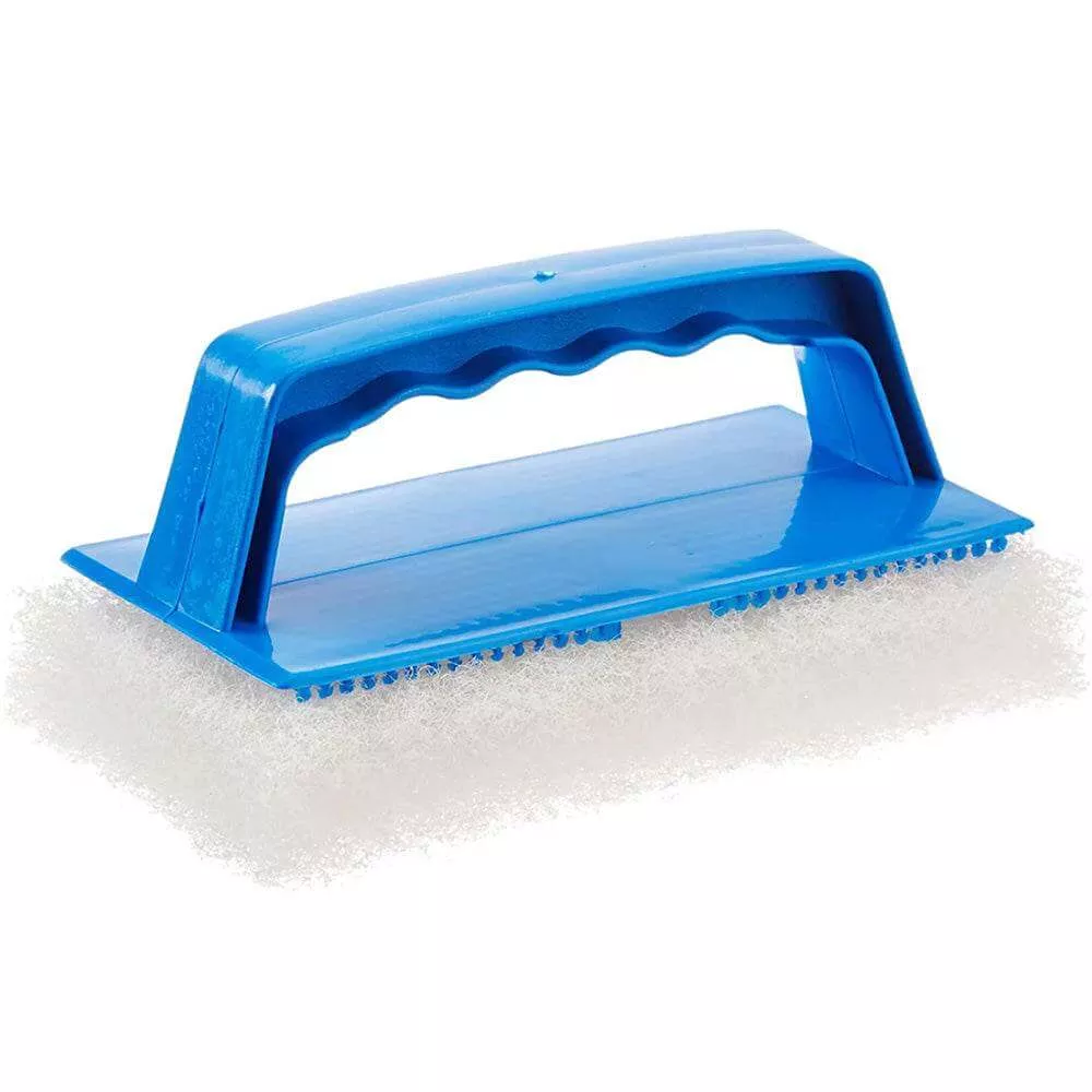 Star brite Fine White Scrub Pad w/Interchangeable Handle - 40129