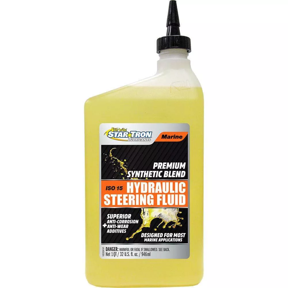 Star brite Hydraulic Steering Fluid - ISO 15 Marine Synthetic Blend - 32 oz - 18532