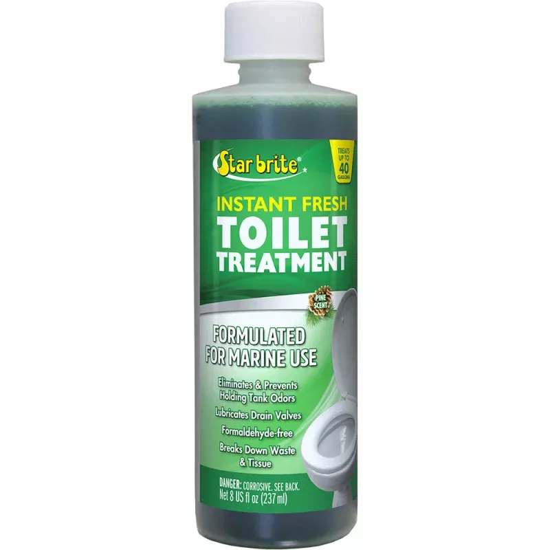 Star brite Instant Fresh Toilet Treatment – Pine Scent – Biodegradable Formula – 8 oz *6 Pack
