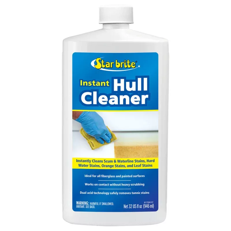 Star brite Instant Hull Cleaner – Wipe On, Rinse Off Formula – 32 oz