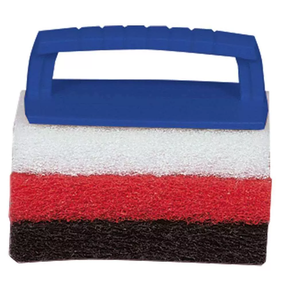 Star brite Multi-Texture Scrub Pad Kit w/Interchangeable Handle - 3 Pads - 40023