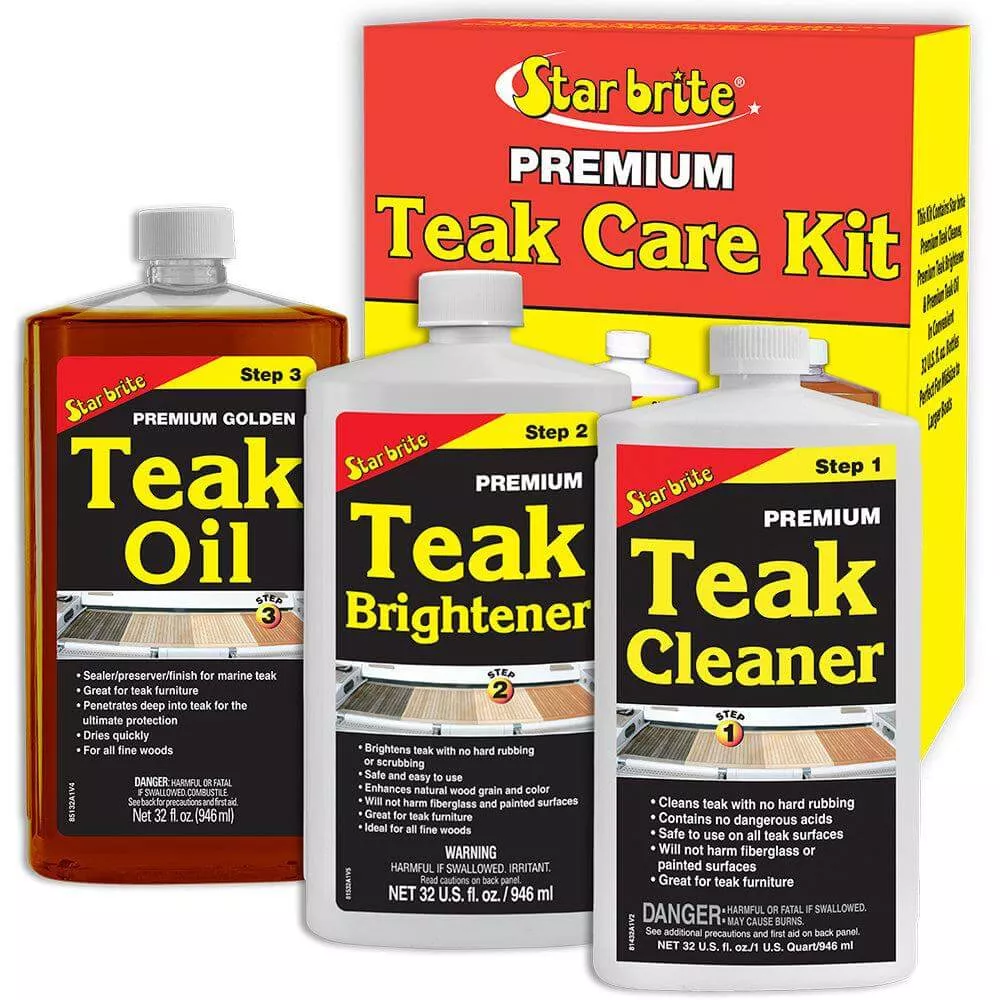 Star brite Premium Teak Care Kit - 32 oz - 81202