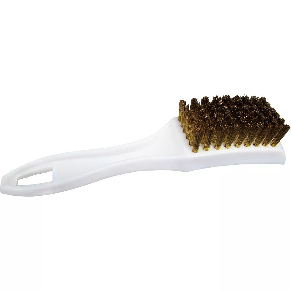 Star brite Small Plastic Utility Brush w/Brass Bristles - 40069
