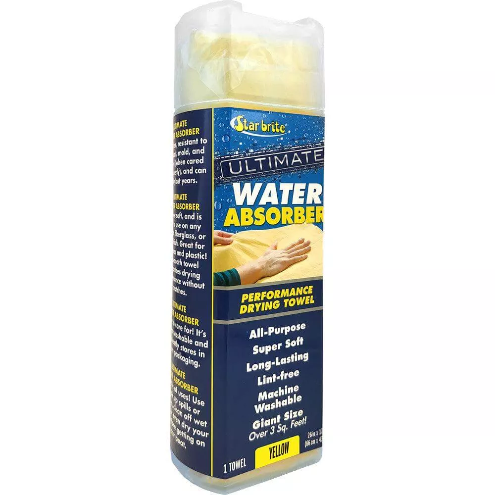 Star brite Ultimate Water Absorber - Performance Drying Towel - Yellow - 40046