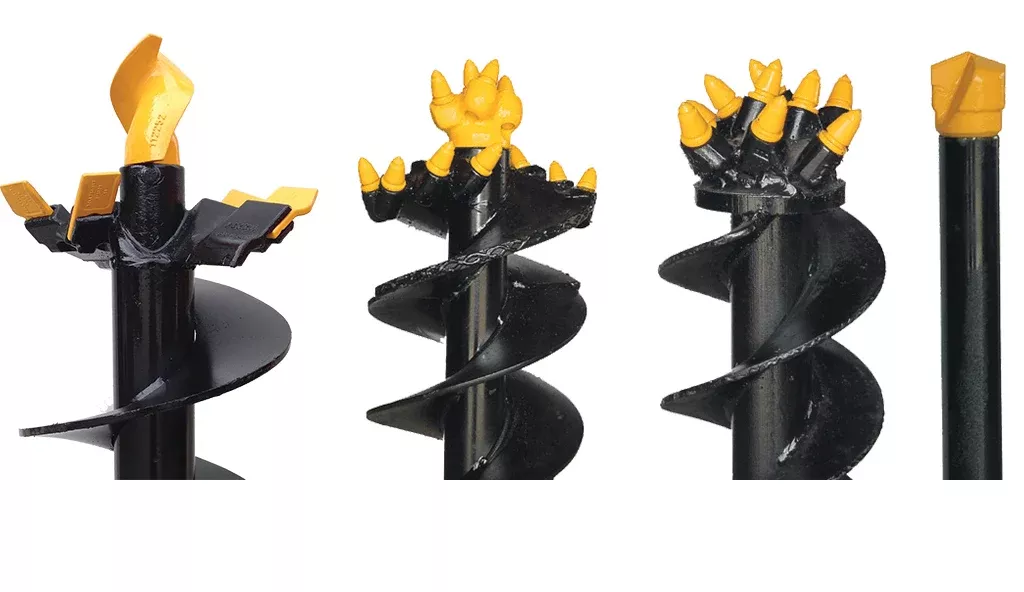 Star Industries Auger Bits | Diameter 6″ – 36″ | 10–35 GPM | For Skid Steers