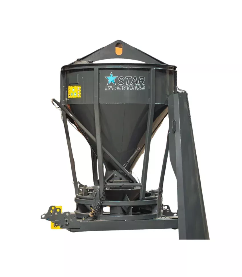 Star Industries Crane & Forklift Concrete Bucket | Width 49" | 6–35 GPM | For Mini Skid Steers