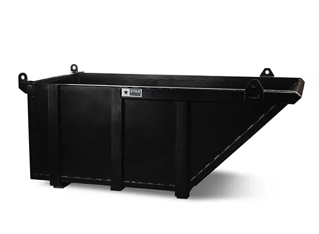 Star Industries Crane Trash Skip | Width 48" | 35 GPM | For Mini Skid Steers