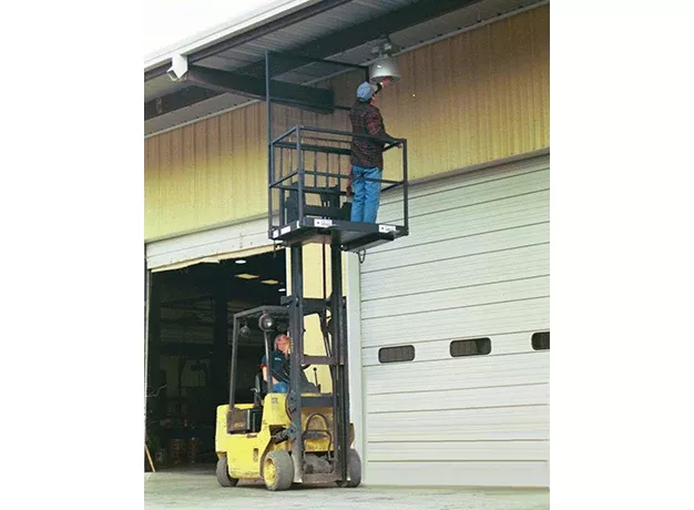 Star Industries Industrial Work Platform | Model 1244B | Forklift Platform 48″ x 48″ | 1,000 lbs Capacity | For Industrial Lift Trucks