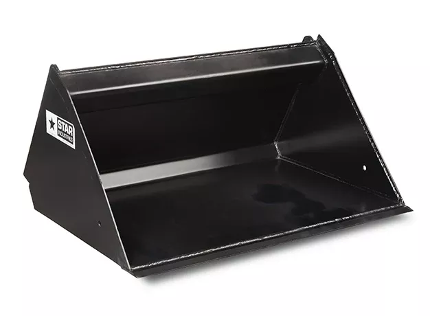Star Industries Lo‑Pro Dirt Buckets | Width 34" - 48" | 10–20 GPM | For Mini Skid Steers