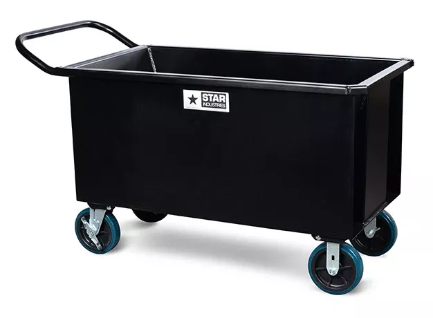 Star Industries Mortar Buggies – Rolling Transport | Length 50½″ & 54″ | Capacity 6 & 10 cu. ft.